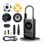 Bomba De Ar Calibrador Led Portátil Carro Moto Bike Boia