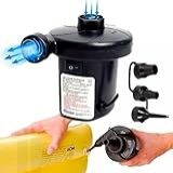 Bomba De Ar Elétrica Encher Colchão Boia Piscina Bomba Pneumática Inflador Com 3 Bicos Bivolt