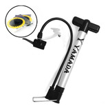 Bomba De Ar Mão Bico Universal P Encher Pneu Bola 45 Psi