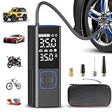 Bomba De Ar Portátil Para Pneus De Carro Enchimento Rápido Compressor De 180PSI Com Bateria De 20 000 MAh Ideal Para Carro Motocicleta Bicicleta Bola Inclui Caixa De Armazenamento 