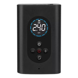 Bomba De Encher Pneu Carro Bike Moto Portátil Digital Preto Cor Mini Calibrador Preto