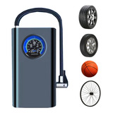 Bomba De Encher Pneu Carro Bike Moto Portátil Digital preto