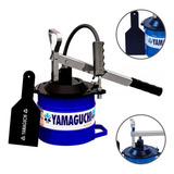 Bomba De Graxa Yamaguchi 4kg Engraxadeira C Disco Raspador