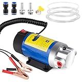 Bomba De óleo De Motor Elétrica Ultraeficiente De 12 V - Bomba De óleo De Motor De Alto Desempenho Para Carro- Motocicleta E Barco - Fácil Transferência E Troca De óleo - Potência De 100 W