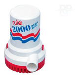 Bomba De Porão Rule 2000 Gph 6586 Litros Hora 12v Barco