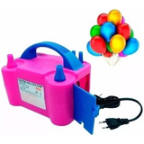 Bomba Elétrica Encher Balões Máquina Festa Bexigas Rosa