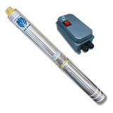 Bomba Leão Inox Submersa Caneta Poço 1 5cv 220v Com Painel
