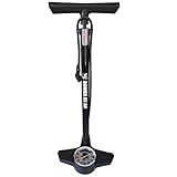 Bomba Manual Pneu Bike Oficina Calibrar Com Manômetro Multiuso