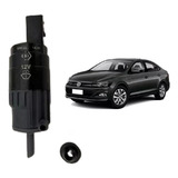 Bomba Motor Esguicho Reservatorio Agua Limpador Vw Virtus