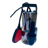 Bomba Submersa 1hp Inox Sapo Worker Esgoto Drena Agua Suja
