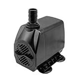 Bomba Submersa De Água Aquário Lago Tanque Peixes AP 5000 Litros Hora Sump 1 Ano Garantia 110 