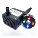 Bomba Submersa Lorben 3w Com Luz Led Colorida Fonte Decorativa Aquários E Bebedouros Ip x8 Bivolt