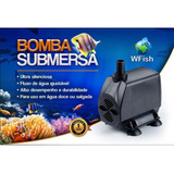 Bomba Submersa Wfish Wf 2000 P Aquários Fontes 2000l h 220v