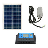 Bomba Submersível 17w 12v Painel Solar 20w controlador