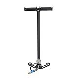 Bomba TUXING PCP Bomba Manual De Alta Pressão 4500Psi 3 Estágios De Aço Inoxidável Para Pistola De Ar De Caça Com Estribo Para Paintball Rifle De Ar 300bar 30mpa