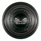 Bomber Alto Falante Subwoofer 12 400w 4 4 Ohms Bobina Dupla Cor Preto