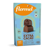 Bombom Com Creme Extra Cacau Zero Açúcar Flormel Pouch 75g