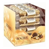 Bombom Ferrero Rocher T3 48 Unidades caixa 16 X 3 Unid 