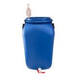 Bombona 50 Litros Completa Azul Com Airlock Ved E Torneira