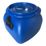 Bombona Plástica 20l Atóxica C Tampa Removível E Anel Lacre Cor Azul