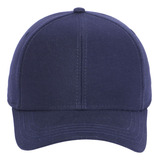 Boné Aba Curva 6 Gomos Liso Snapback Regulável Chapéu