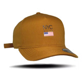 Boné Aba Curva New York City Trucker Bandeira Snapback Top