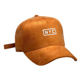 Boné Aba Curva Nyc Hype Camurça New York City Snapback Ny