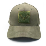 Boné Aba Curva Rip Stop Verde Oliva Militar Tático Fairsoft