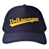 Boné Aba Curva Volkswagen Puff Casual Color Com Regulagem