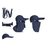 Boné Albatroz Multi C Proteção Uv Rosto E Pescoço Azul