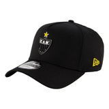 Bone Atletico Mineiro New Era Galo Preto Original Aba Curva