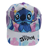 Boné Bebê Infantil Meninas Criança Verão Stitch Personagens