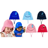 Boné Bebe Infantil Praia Proteção Solar Uv50 Sol Aloe Vera