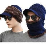 Boné Boina Gorro Beanie Forrada Lã Brinde Meia Térmica