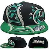 Boné Boston New Leader Premium Hurricane Black Green Era Snapback