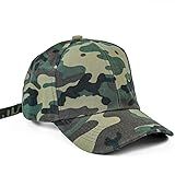 Boné Camuflado Aba Curva BR Numérico 0 Camuflado Verde