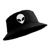 Boné Chapéu Bucket Hat Cata Ovo Alien Et Festa Rave Feminino
