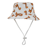Boné Chapéu Bucket Hat Infantil Bb Masculino Proteção Solar