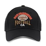 Boné De Futebol Americano City Team Trucker Hat Clássico Bordado Baseball Snapback Bonés Presentes Para Homens Mulheres Fãs Ajustável  Preto   Casa2  8