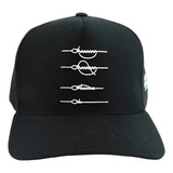 Boné De Pesca Mar Negro Fishing Tela Vários Modelos