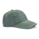 Boné De Pesca Rapala Aba Curva Verde Oliva Original