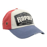 Boné De Pesca Rapala Azul E Vermelho