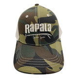Boné De Pesca Rapala Verde Camuflado War