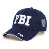 Boné Fbi Polícia Tático Militar Beisebol Chapéu Airsoft Azul