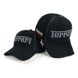 Boné Ferrari Italy Black