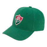 Boné Fluminense Bordado Aba Curva Verde Licenciado Original