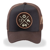 Boné Infantil Trucker Telinha Agro Country Agronomia Juvenil
