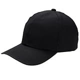 Boné Liso De Algodão Tecido Aba Curva Preto