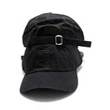 Boné Masculino Feminino Aba Curva Liso Dad Hat -Brim- Preto-