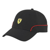 Boné Masculino Puma Ferrari Aba Curva Preto Original
